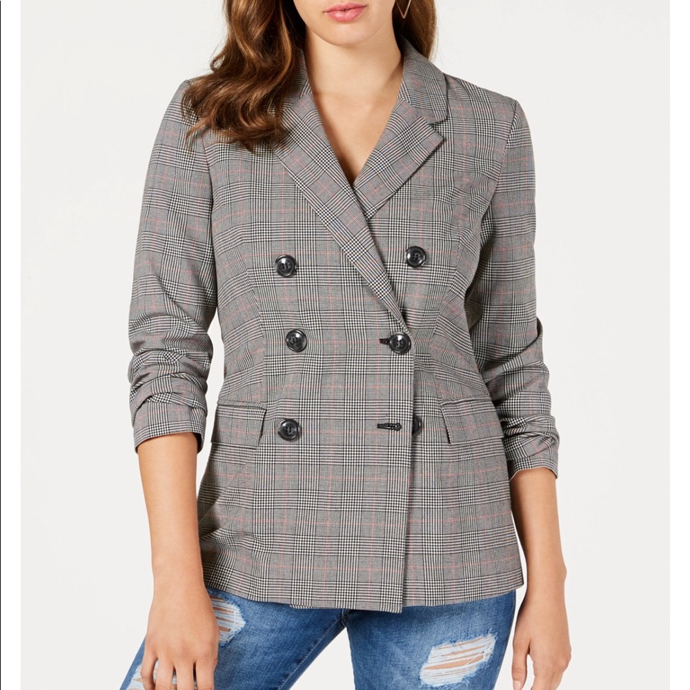 Guess plaid blazer